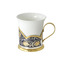 Серебряная кофейная чашка с позолотой Хмель 40080082В06